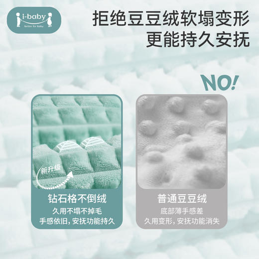 【99元秒杀】ibaby×outlast太空科技恒温新生婴儿童钻石格不倒绒睡被 豆豆被春秋冬季加厚 商品图7