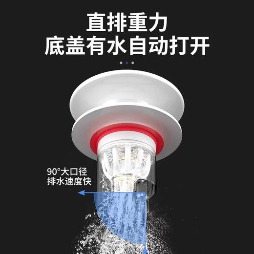 陶尔曼 浴室厨房洗脸盆配件 陶瓷洗手盆弹跳器防臭（铜芯）下水器 商品图2