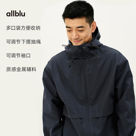 【春Vol.2】allblu男装“通勤休闲全场景”26新款【机能亚麻风衣】男士机能外套 商品图2