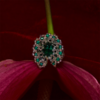北京仓｜Lorina Balteanu-ECATERINA-水晶 祖母绿 椭圆形 戒指［法国设计师］ 商品缩略图8