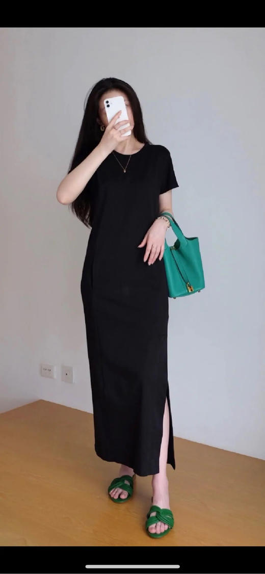 爱马仕 绿色 togo皮  菜篮子18 手提包 商品图3