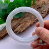 派瑞翡翠 翡翠手镯 糯种 白色 商品缩略图1