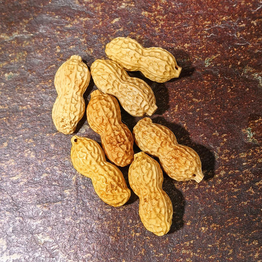竹雕双籽花生小挂件（款式随机） 商品图0