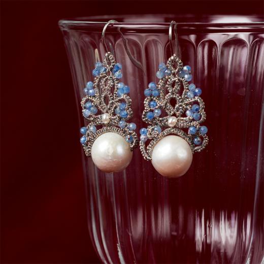 北京仓｜Lorina Balteanu-GILLET-蓝晶石 耳环［法国设计师］ 商品图3