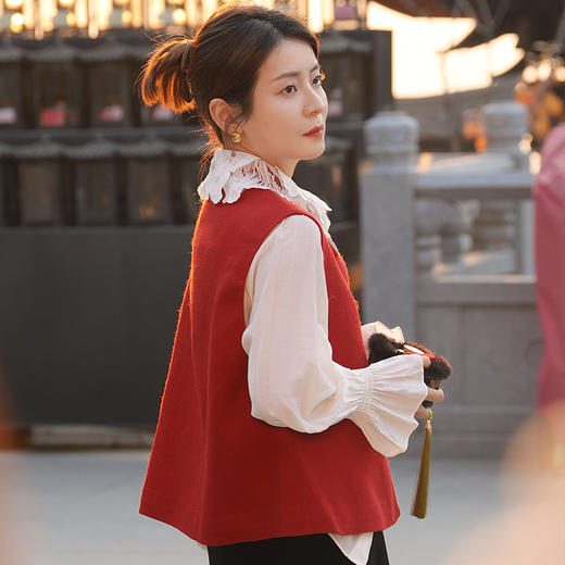 【不退不换】【预售7天】良木礼国风马甲(1773) 商品图4