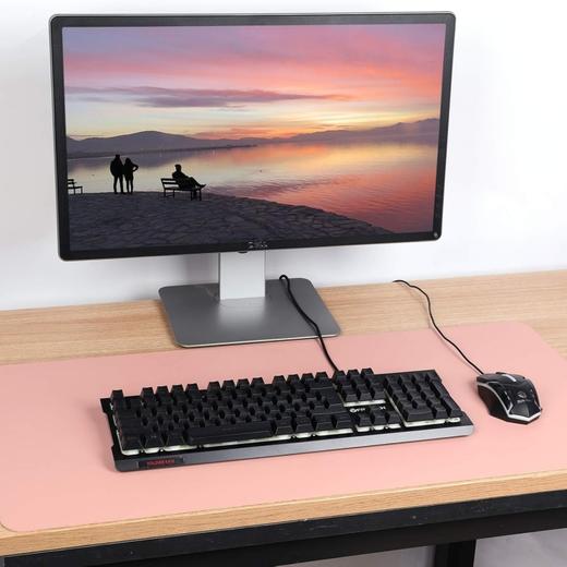 Aelfox 80X40CM天然软木双面使用鼠标垫  适用于办公写字桌笔记本电脑桌垫 商品图5