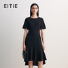 EITIE爱特爱通勤圆领不规则裙摆连衣裙2026春季新款8507215 商品缩略图0
