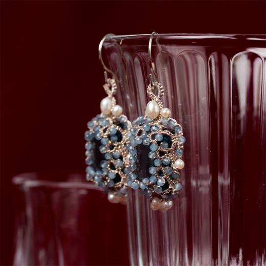 北京仓｜Lorina Balteanu-AUDREY-海蓝宝石 耳环［法国设计师］ 商品图6