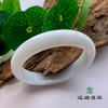 派瑞翡翠 翡翠手镯 糯种 绿色白 商品缩略图0