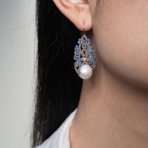 北京仓｜Lorina Balteanu-GILLET-蓝晶石 耳环［法国设计师］ 商品图1