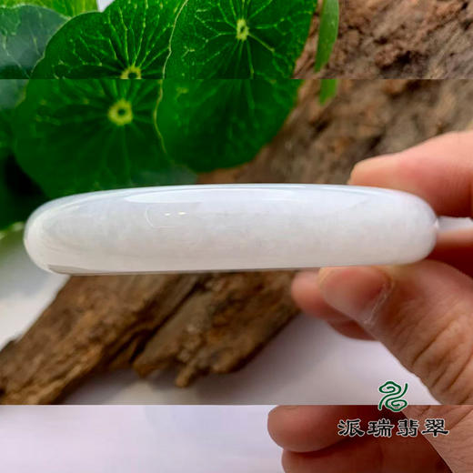 派瑞翡翠 翡翠手镯 糯种 绿色 商品图3