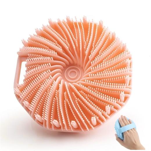 美国 高品质 硅胶身体刷 去角质淋浴刷 丰富泡沫 防滑手柄便于清洁  商品图0