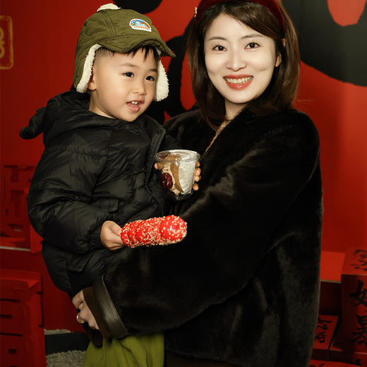 【特价不退换】【预售7天】良木礼皮毛一体外套（3759） 商品图3