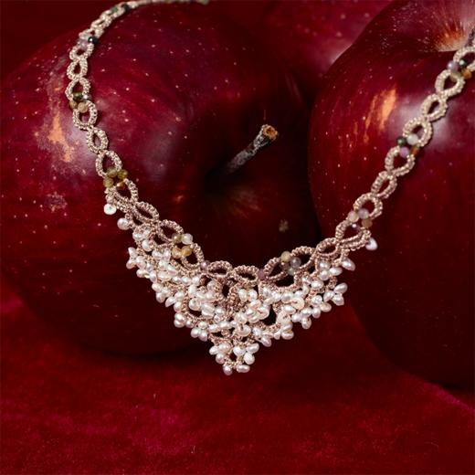 订购8周到｜Lorina Balteanu-TALIA-碧玺 珍珠 项链［法国设计师］ 商品图2