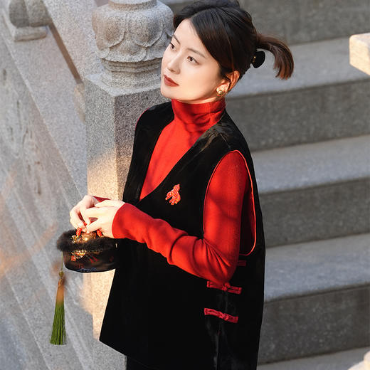 【不退不换】 【预售7天】良木礼国风马甲(1772) 商品图3