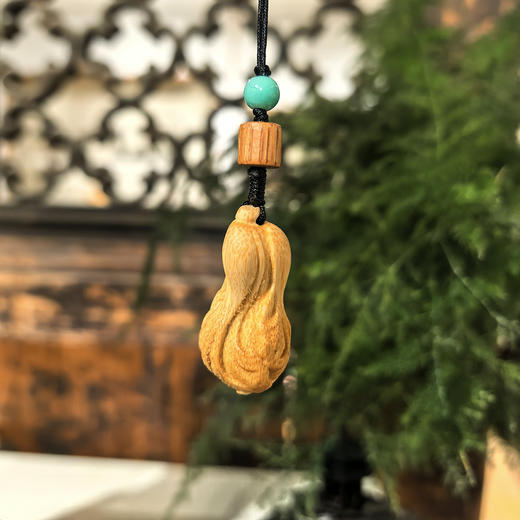 竹雕白菜小挂件 商品图0