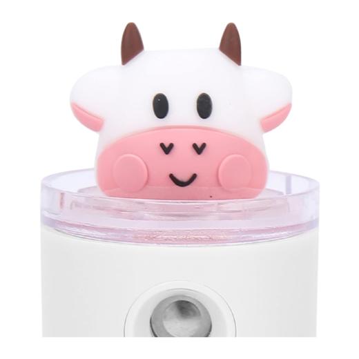 可爱卡通动物面部便携手持纳米喷雾补水仪 皮肤保湿 粉色 商品图2