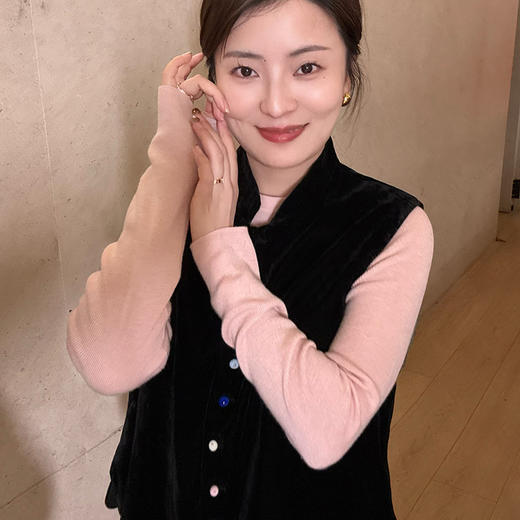 【预售七天】良木礼彩扣马甲（1769） 商品图2