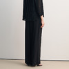 EITIE爱特爱时尚高腰系带直筒阔腿通勤长裤2026春新款8505213 商品缩略图4