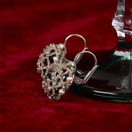 北京仓｜Lorina Balteanu-HEPBURN-绿蓝宝石 耳环［法国设计师］ 商品图5