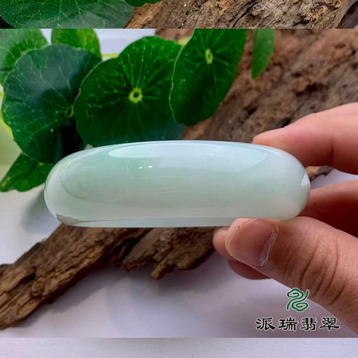 派瑞翡翠 翡翠手镯 糯种 绿色 商品图2