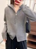 高领拉链毛衣～【韩系毛衣】可翻领可立领～外套开衫女针织衫-喜出 商品缩略图3