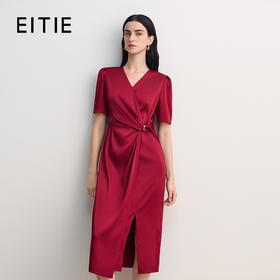 EITIE爱特爱精致优雅气质收腰显瘦礼服连衣裙2026春季新款8577212