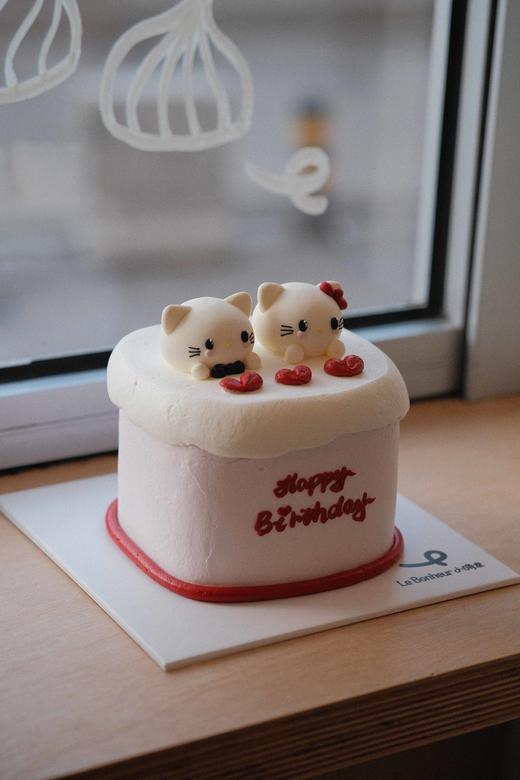 情侣kitty ·奶油蛋糕（图片效果为4寸） 商品图1