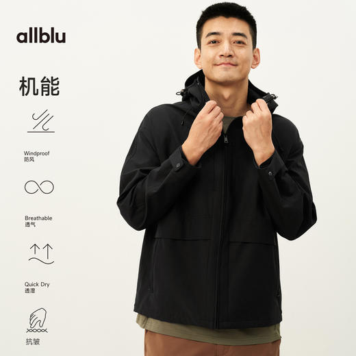 【春Vol.2】allblu男装“通勤休闲全场景”26新款【机能亚麻风衣】男士机能外套 商品图4