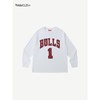 Mitchell&ness 公牛队罗斯退役纪念版 白色长袖T恤 商品缩略图3