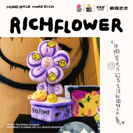 RICH FLOWER 有钱花 SMILEY联名版 30CM 商品图3