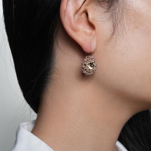 北京仓｜Lorina Balteanu-Dollytta-天然锆石 珍珠 耳环［法国设计师］ 商品图1