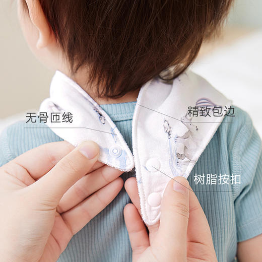 ibaby×outlast太空科技恒温竹棉抑菌隔汗巾/三角巾2条装 商品图9