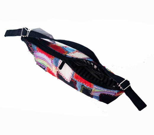 【绿色蔷薇】原创手工拼贴腋下包 商品图3