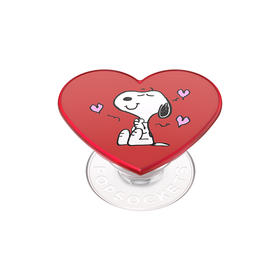 【史努比的情书】史努比的爱 POPGRIP泡泡骚手机粘贴式气囊支架 Popout异形系列 红色 Snoopy 爱心