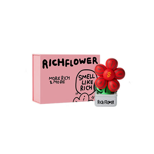 RICH FLOWER 有钱花 车载香薰 汽车香水车用持久淡香潮玩香氛 商品图0