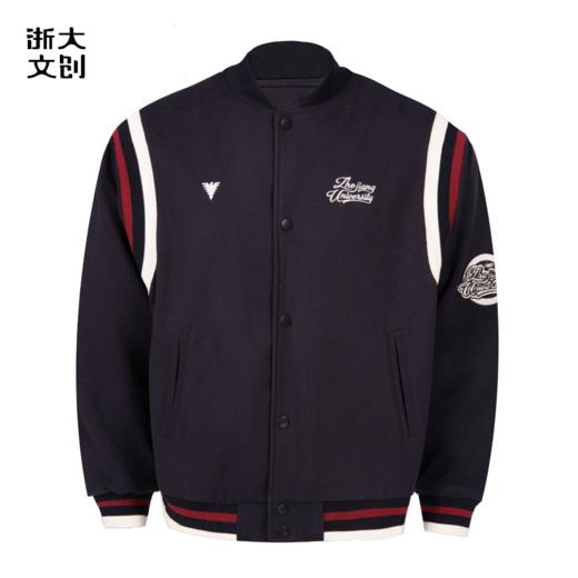 浙江大学暖绒系列棒球服-藏青 商品图4