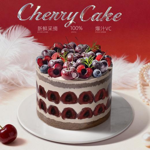 6英寸车厘子动物奶油生日蛋糕5选1 商品图1