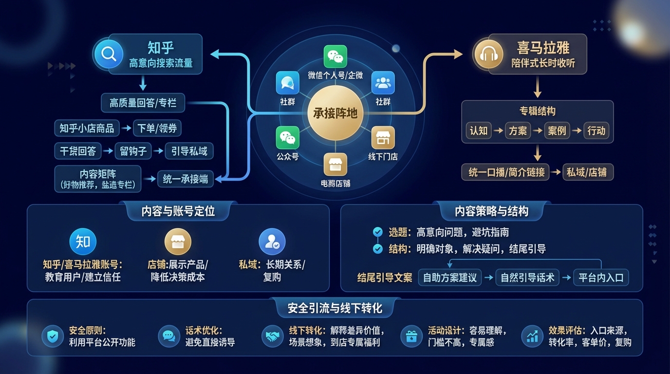 在内容平台引流前，先搭好“承接阵地”？