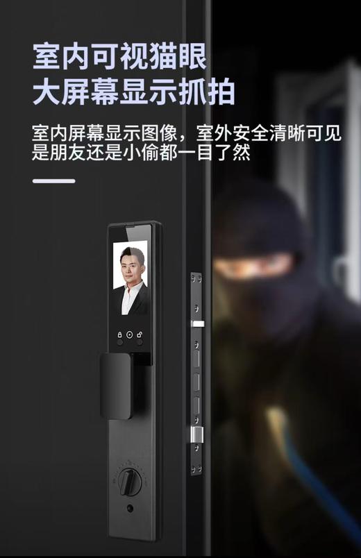 【萨莱明】智能锁_密码·指纹·卡片·人脸·手机·钥匙6种开锁方式_R50D【佛山】【存量】 商品图3