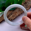 派瑞翡翠 翡翠手镯 糯种 白色 商品缩略图1