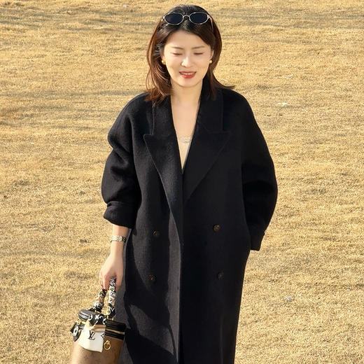 【特价不退换】【预售7天】良木礼山羊绒连帽大衣（D8204） 商品图0