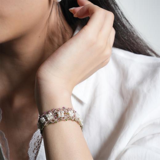 订购8周到｜Lorina Balteanu-ZELDA-碧玺 珍珠 手链［法国设计师］ 商品图2