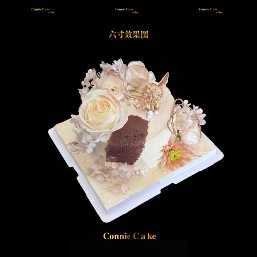 鎏金绮梦· 轻奢天使花漾蛋糕 商品图1