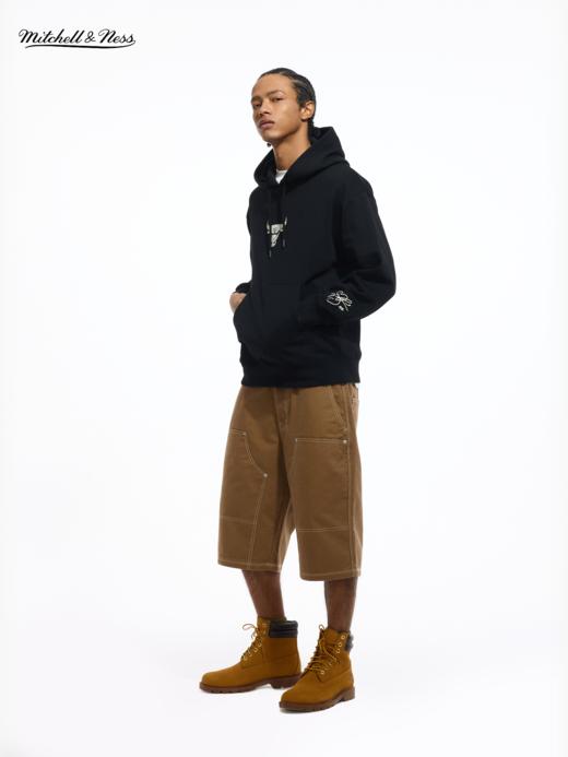 Mitchell&ness 公牛队罗斯退役纪念版 黑色/藏青色圆领卫衣 商品图2