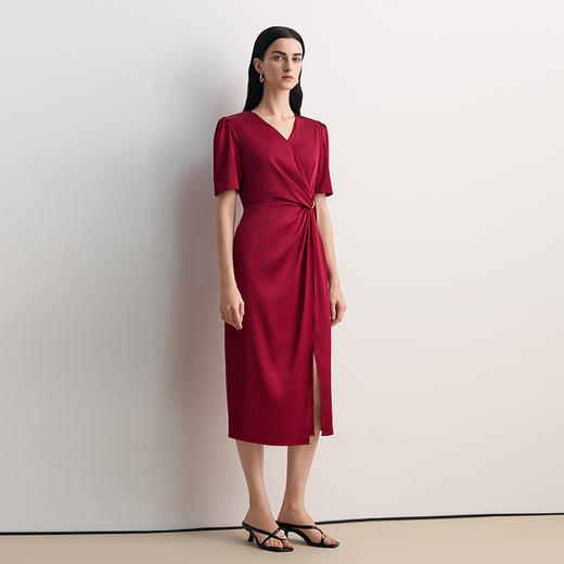 EITIE爱特爱精致优雅气质收腰显瘦礼服连衣裙2026春季新款8577212 商品图1