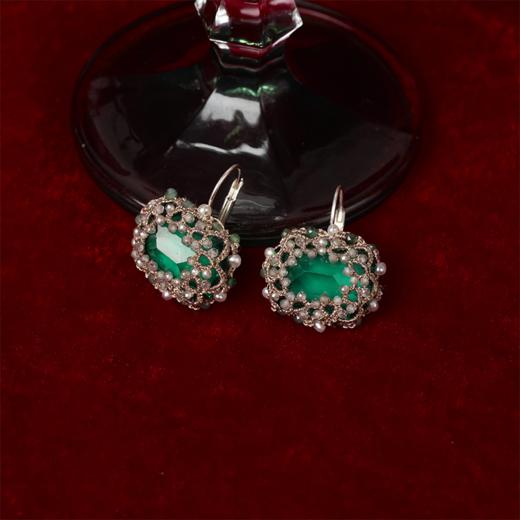 北京仓｜Lorina Balteanu-HEPBURN-绿蓝宝石 耳环［法国设计师］ 商品图3