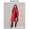 玛克门店发货：MAXRIENY中式盘扣红色羽绒服(货号:MS85DC755) 商品缩略图0