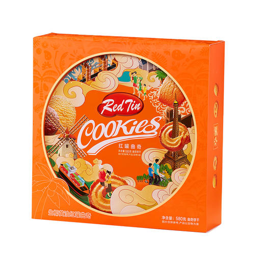 华美红罐曲奇580g 商品图1