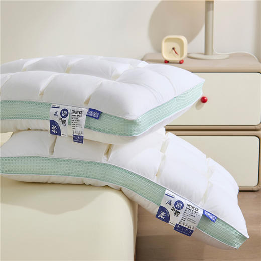 自然醒全棉立体绿泡泡枕XK 商品图8
